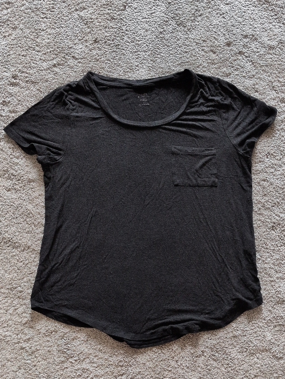 Market & Spruce Stitch Fix Charcoal Gray Pocket Tshirt Size Large